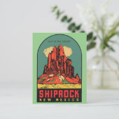 シプロック、ニューメキシコのヴィンテージ旅行はがき ポストカード (スタンド正面)
