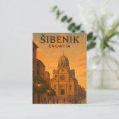 シベニククロアチアヴィンテージ旅行PostCAR – セントジェームス ポストカード (スタンド正面)