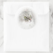 シベリアのアイステッカー ラウンドシール (バッグ)