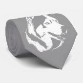 シベリアのハスキーのタイスタイリッシュズアラスカンのマラムートのタイ ネクタイ (ロール)