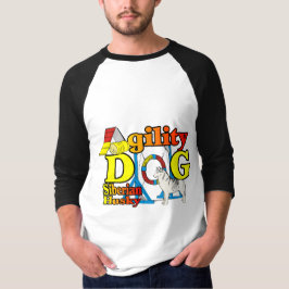 シベリアのハスキーの敏捷性 Tシャツ