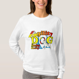 シベリアのハスキーの敏捷性 Tシャツ