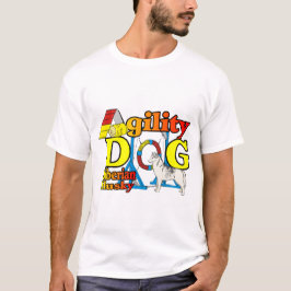 シベリアのハスキーの敏捷性 Tシャツ