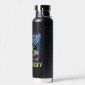 シベリアのハスキーの方が生活が好い ウォーターボトル (左面)