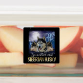 シベリアのハスキーの方が生活が好い ラベル (貼付)