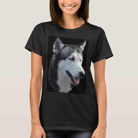 シベリアのハスキーをジャック Tシャツ (正面)