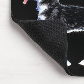 シベリアのハスキーを完全に混迷 マウスパッド (コーナー)