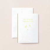 シベリアのハスキーカード/アラスカンマラムートカー空白のド 箔カード (裏面封筒付き)