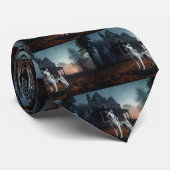 シベリアのハスキーハロウィーン怖い ネクタイ (ロール)