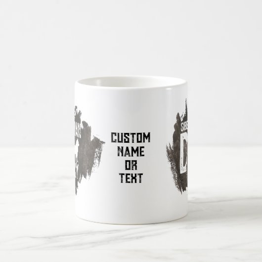 シベリアのハスキーパパ犬は恋人の父の日を育てる コーヒーマグカップ (中央)