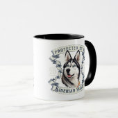 シベリアのハスキーマグ マグカップ (正面右)