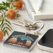 シベリアのハスキーママ特別ボンドのハスキーママ キーホルダー (正面右)