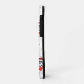 シベリアのハスキー犬がクリスマススターを育てる Case-Mate iPhoneケース (裏面/左)