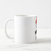 シベリアのハスキー犬が母の贈り物を育てる コーヒーマグカップ (左)