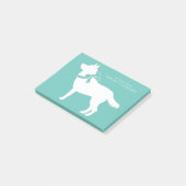 シベリアのハスキー犬の子犬のマラムト ポストイット (アングル)