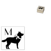 シベリアのハスキー犬の子犬のマラムト ラバースタンプ (押印)