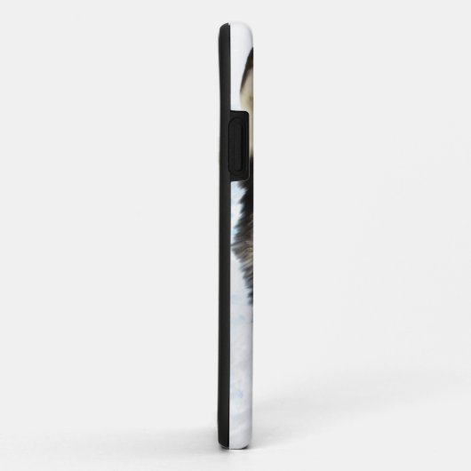 シベリアのハスキー犬の水の色のアー絵画ト Case-Mate iPhoneケース (裏面/右)