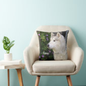 シベリアのハスキー犬 クッション (椅子)