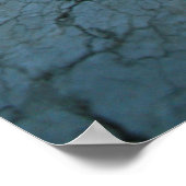 シベリアのハスキー犬、地球温暖化 ポスター (角)