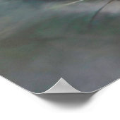 シベリアのハスキー犬"遠い目" ポスター (角)