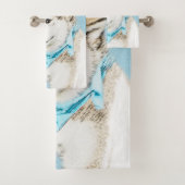 シベリアのハスキー絵画パピーの子犬 – オリジナルドッグアート バスタオルセット (インサイチュ)