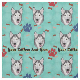 シベリアのハスキー – カスタマイズ ファブリック