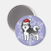 シベリアのハスキー マグネット (正面/裏面)