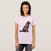シベリアのハスキーBFFギフト Tシャツ (正面フル)