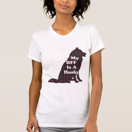 シベリアのハスキーBFFギフト Tシャツ