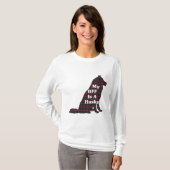 シベリアのハスキーBFFギフト Tシャツ (正面フル)