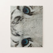 シベリアのホワイトタイガー ジグソーパズル (縦)