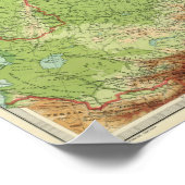 シベリアの出荷経路図 ポスター (角)