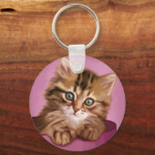 シベリアの子猫 キーホルダー (正面)