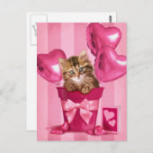 シベリアの子猫 ポストカード (正面/裏面)