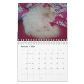 シベリアの森林猫 カレンダー (2月 2026)