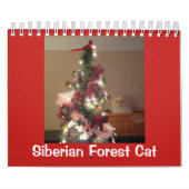 シベリアの森林猫 カレンダー (カバー)