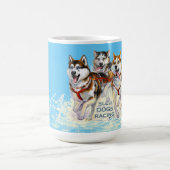 シベリアの殻付き犬 コーヒーマグカップ (中央)