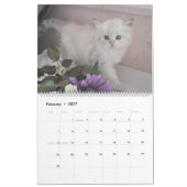 シベリアの猫が2012年1月 – 2013年3月 カレンダー (2月 2027)