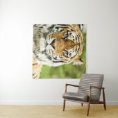 シベリアの珍しい虎:絶滅危惧休眠 タペストリー (インサイチュ(横))
