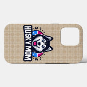 シベリアの精神:ハスキー犬の母として愛を育む Case-Mate iPhoneケース (裏面 (横))