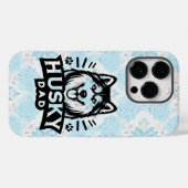 シベリアの精神:父親をハスキーパパとして受け入れる Case-Mate iPhoneケース (裏面 (横))