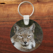 シベリアオオヤマネコ001 キーホルダー (正面)