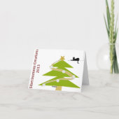 シベリアキャットホリディグリーティングカード シーズンカード (裏面)