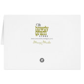 シベリアスタイルによって飾られるくまのハッピーバースデーカード (裏面横)