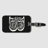 シベリアタイガーレターBモノグラム荷物タグ ラゲッジタグ (正面横)