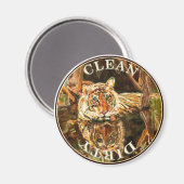 シベリアタイガー食洗機磁石 マグネット (正面/裏面)