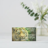 シベリアトラの名刺 名刺 (スタンド正面)