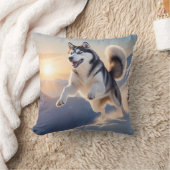 シベリアハスキーエレガント装飾用クッション クッション (ブランケット)