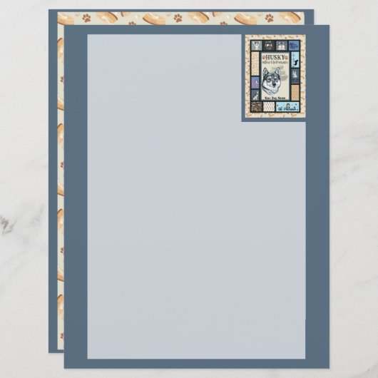 シベリアハスキーオーナーラバーキープサケおもしろいキルト (正面/裏面)