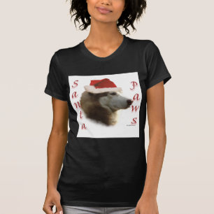 シベリアハスキーサンタポーズ Tシャツ